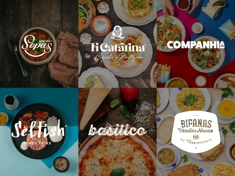 Grupo de restaurantes Starfoods: Companhia, Loja das Sopas, Selfish, Basílico, Bifanas de Vendas Novas y Ti Catarina
