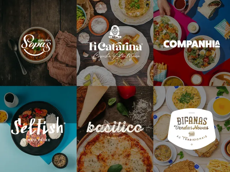Grupo de restaurantes Starfoods: Companhia, Loja das Sopas, Selfish, Basílico, Bifanas de Vendas Novas y Ti Catarina