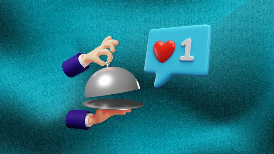 Image representing a waiter serving a satisfied customer.