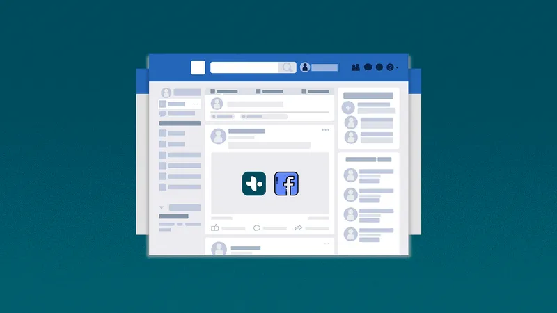 Screenshot of Facebook page with the logos of Facebook and Pluspoint